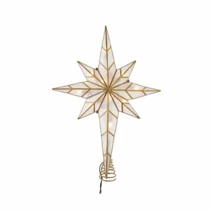 Capiz Golden Bethlehem Star Treetop