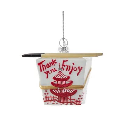 Chinese Take out Box Ornament