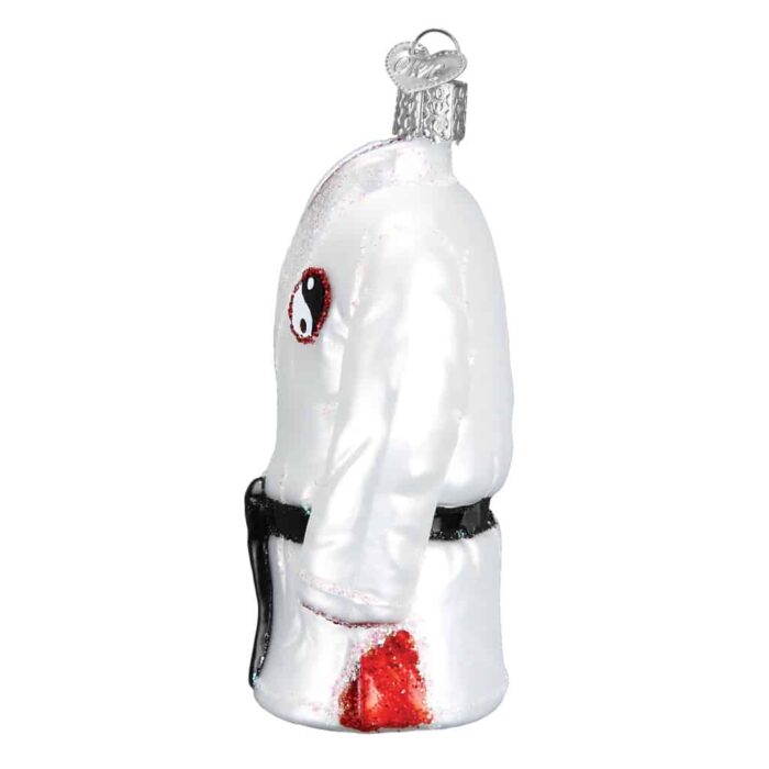 Martial Arts Robe Ornament Old World Christmas Side