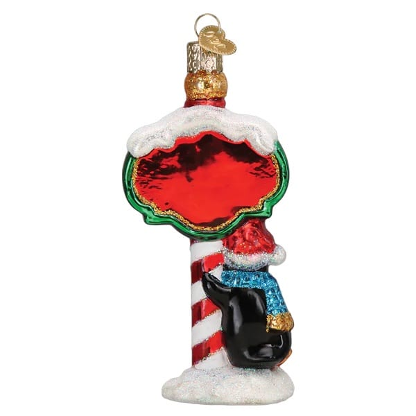 North Pole Ornament Old World Christmas Back
