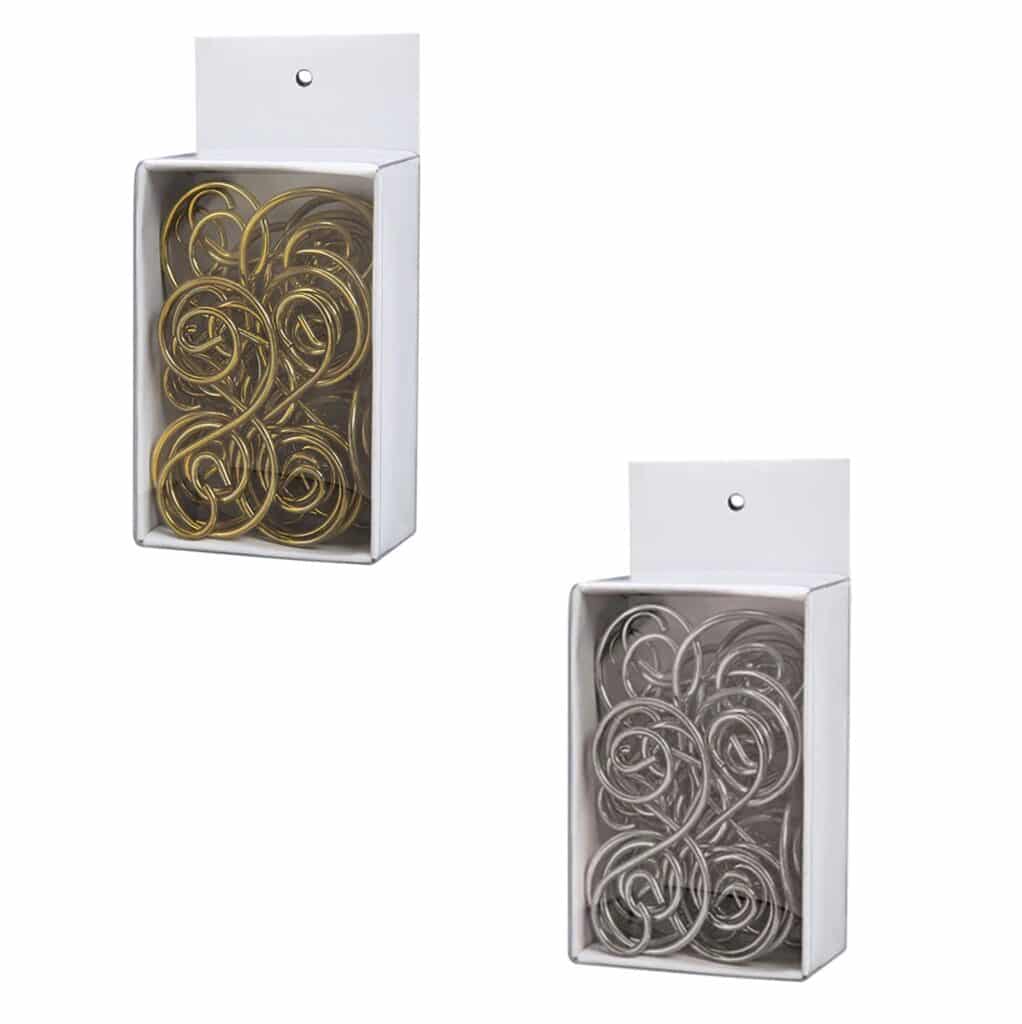 Swirl Wire Ornament Hooks