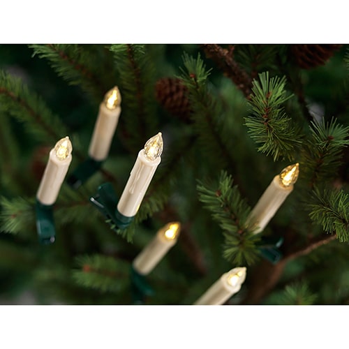 Clip on Taper Candles Group Close Up