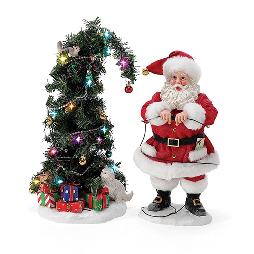 Squirrel Santas Christmas Tree