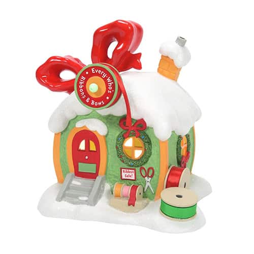 Every Whos Ribbon  Bows Grinch Village Dept 56