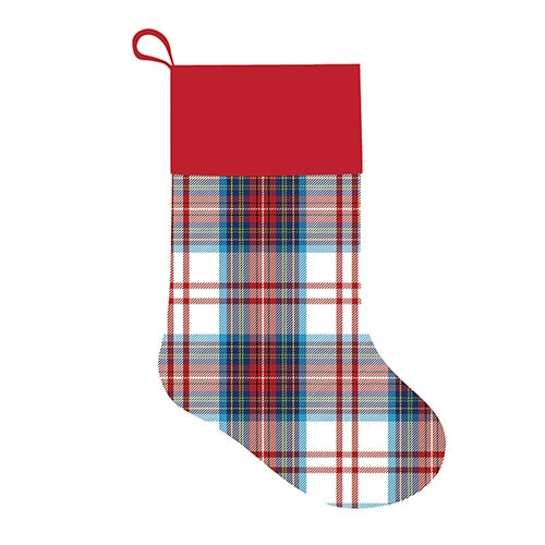Morris Plaid Christmas Stocking