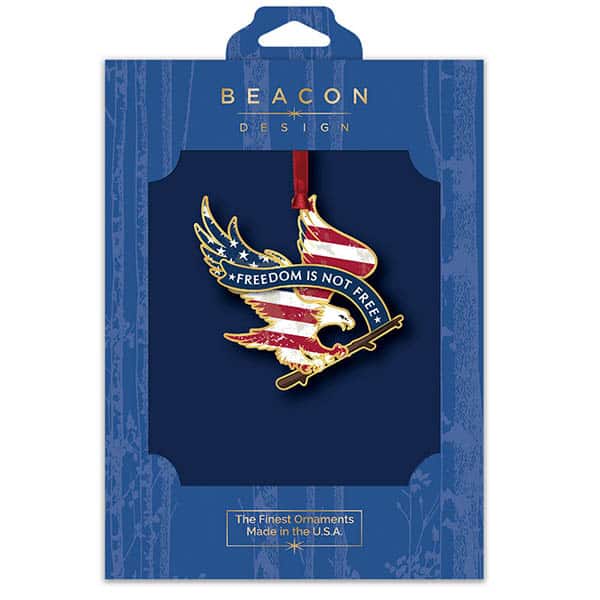Freedom Eagle Americana Ornament Boxed