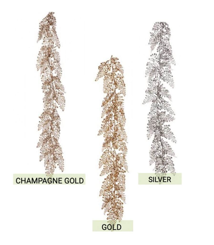 Glitter Sequin Maiden Hair Garland