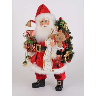 Good Tidings Santa Lit Santa by Karen Didion