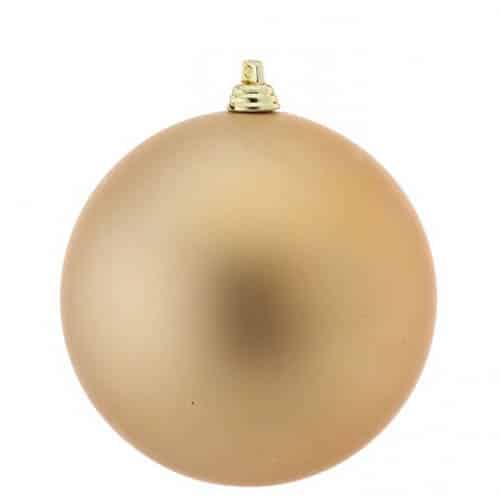 Matt Ball Ornaments 8 Inches Gold