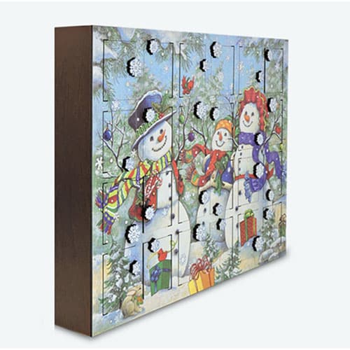 Snowman Advent by Byers Choice Side