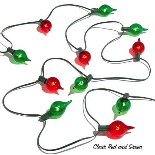 Kismet Connectable String Lights Clear Red and Green 2