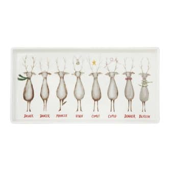 Santas Reindeer Holiday Platter