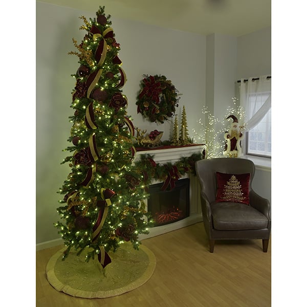 Glenville Spruce Christmas Slim Tree St Nicks™️ Glam