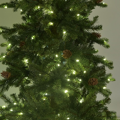 Glenville Spruce Christmas Slim Tree St Nicks™️ Lights