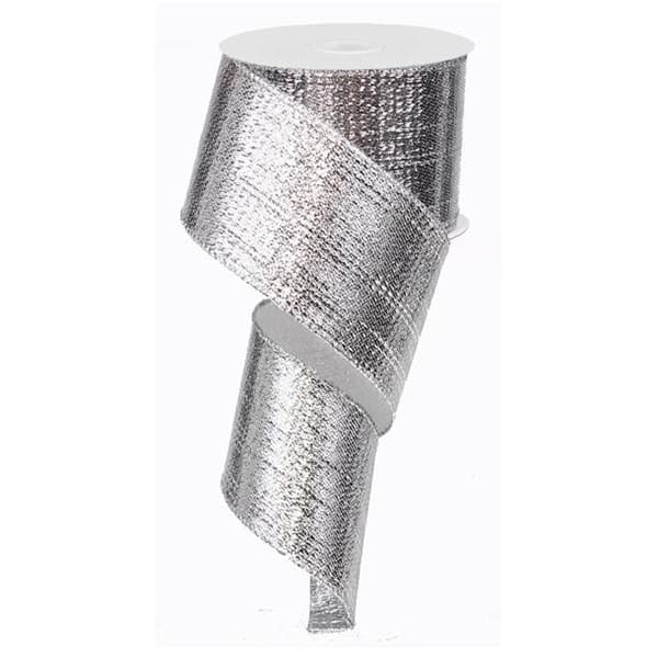 Silver Metallic Ribbon 25
