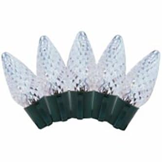 LED White 100 Bulb Lights Open