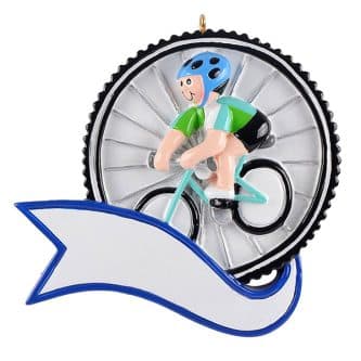 Cycling Enthusiast Ornament Personalize