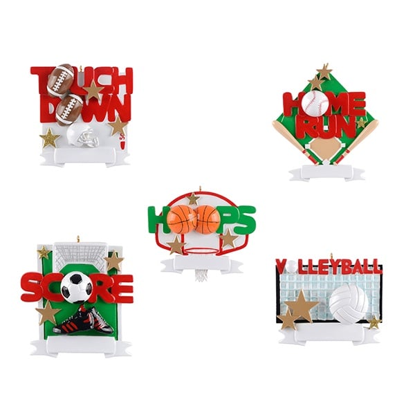 Sports Superstar Ornament Personalize