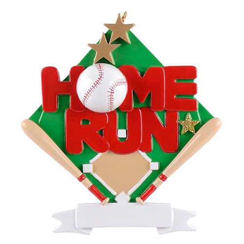 Sports Superstar Ornament Personalize Baseball