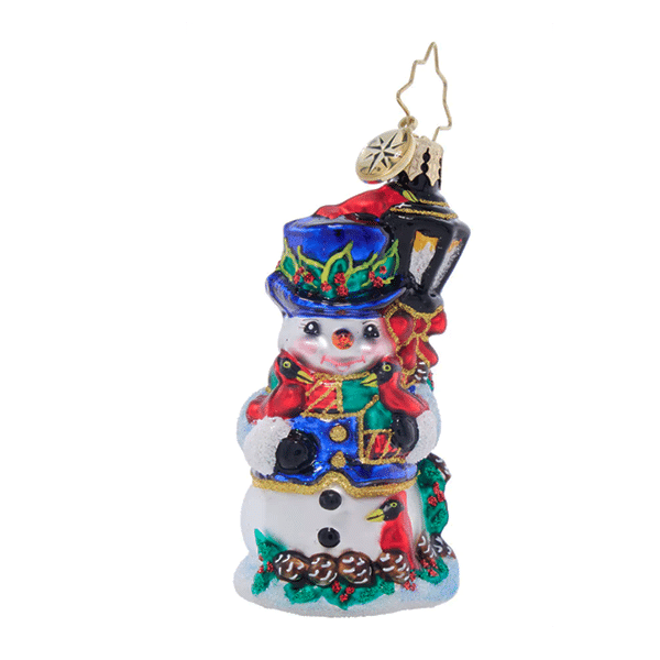 Feathered Friends Snowman Gem by Radko