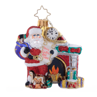 Nice List Santa Gem By Radko