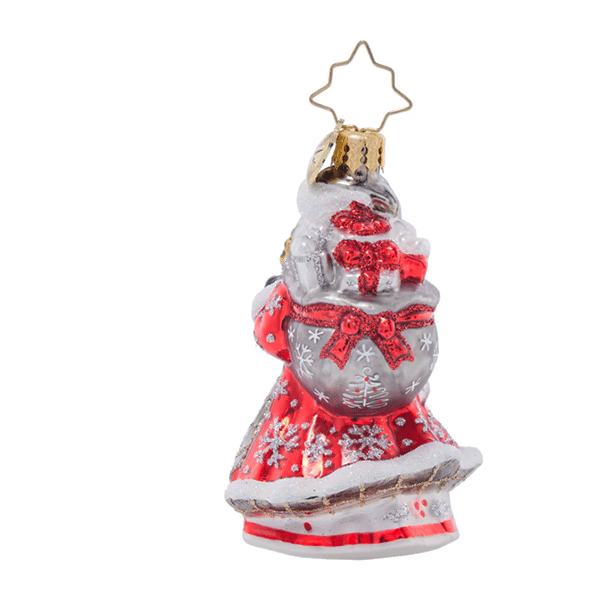 Winter Splendor Santa Gem by Radko Back