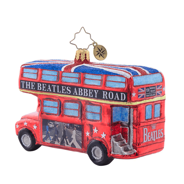 Christmas in Penny Lane Bus by Radko Back