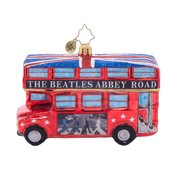 Christmas in Penny Lane Bus by Radko Side