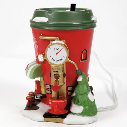 Bean Depot Espresso Co North Pole Village Dept 56 Side