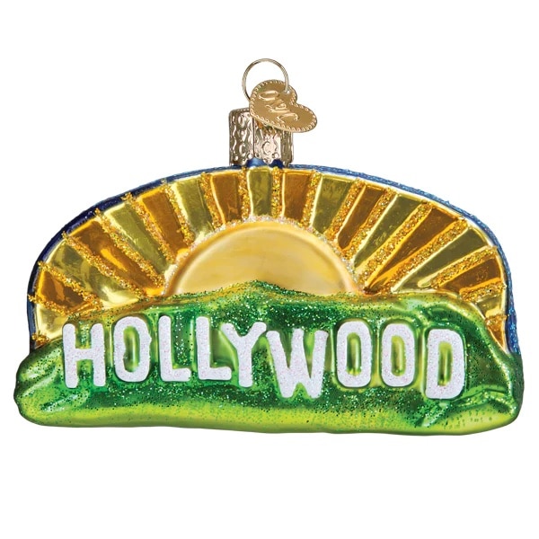 Hollywood California Ornament Old World Christmas Back