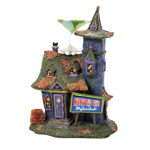 Monstertinis Nightclub Halloween Village Dept 56