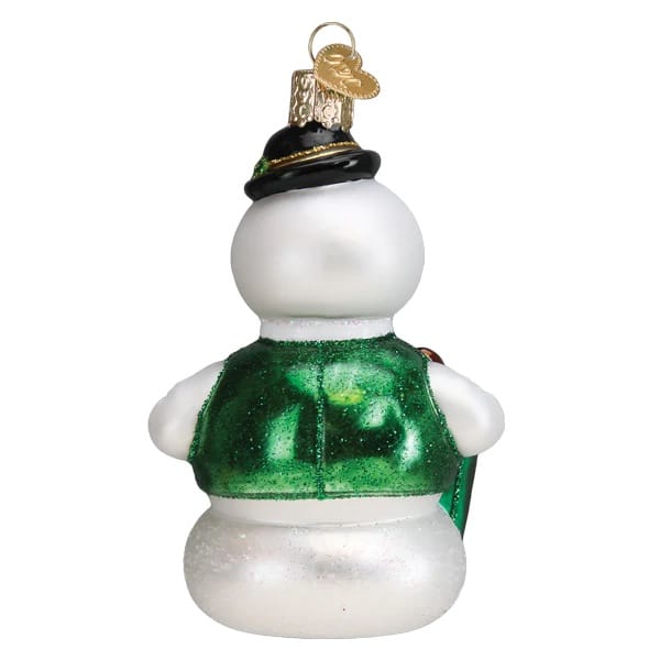 Sam the Snowman Ornament Old World Christmas Back