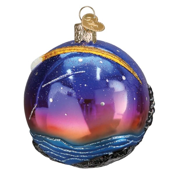 Stargazed Round Ornament Old World Christmas Side