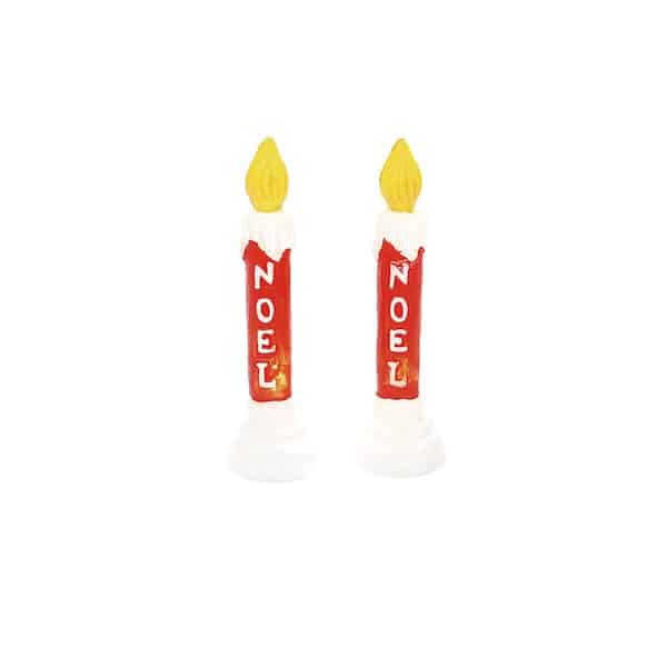 Blow Mold Noel Candle Village Accessory Dept 56