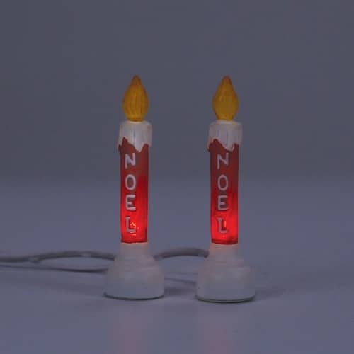 Blow Mold Noel Candle Village Accessory Dept 56 Lit