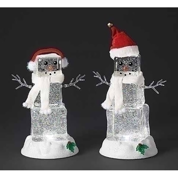 Cube Snowman Snow Swirl