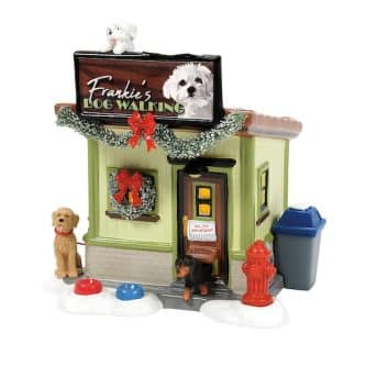 Frankies Dog Walking Co Snow Village Dept 56