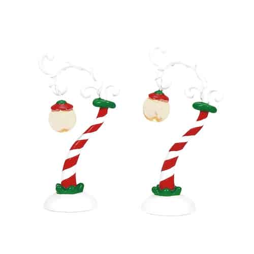 Grinch Streetlights Grinch Village Dept 56 Back