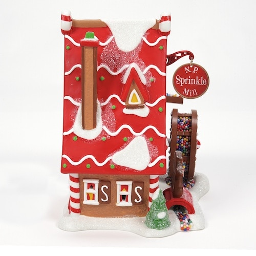 Sprinkle Mill North Pole Village Dept 56 Side Two