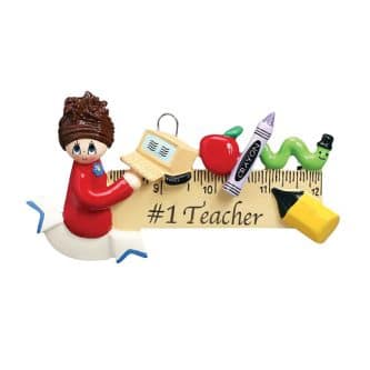 Teachers Rule Ornament Personalize