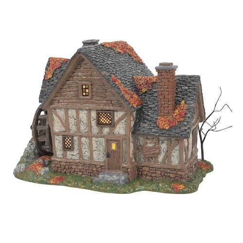 the Sanderson Sisters Cottage Halloween Village Dept 56 Back
