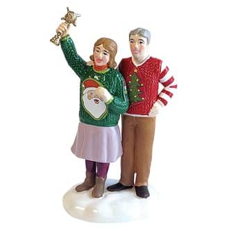Ugliest Sweater Champion Snow Village Dept 56