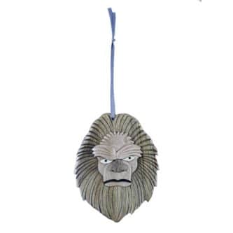 Bigfoot Sasquatch Intarsia Wooden Ornament