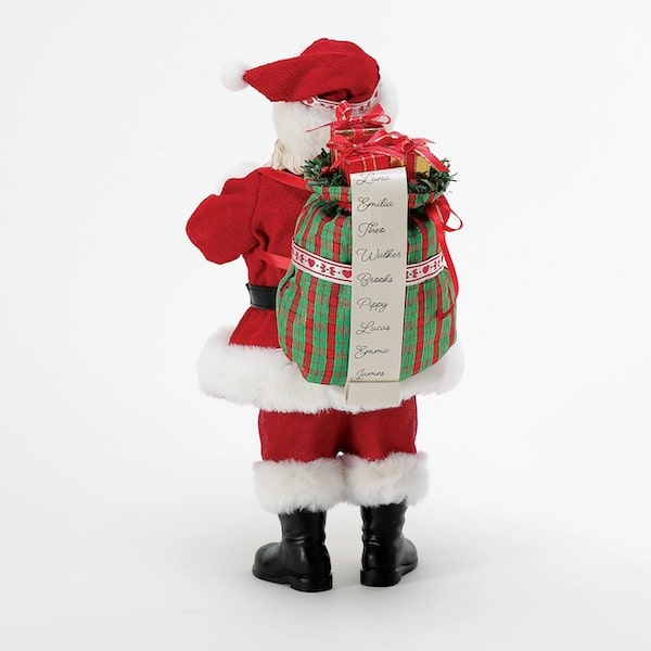 Hand Heart Santa Back