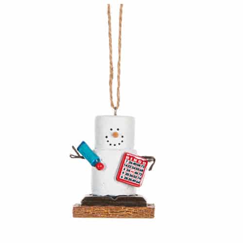 Smores Game Night Ornament Bingo