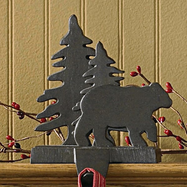 Bear Tree Stocking Holder