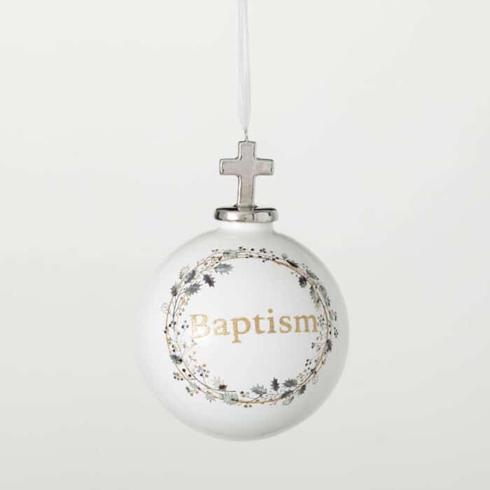 Baptism Ball Personalized Ornament