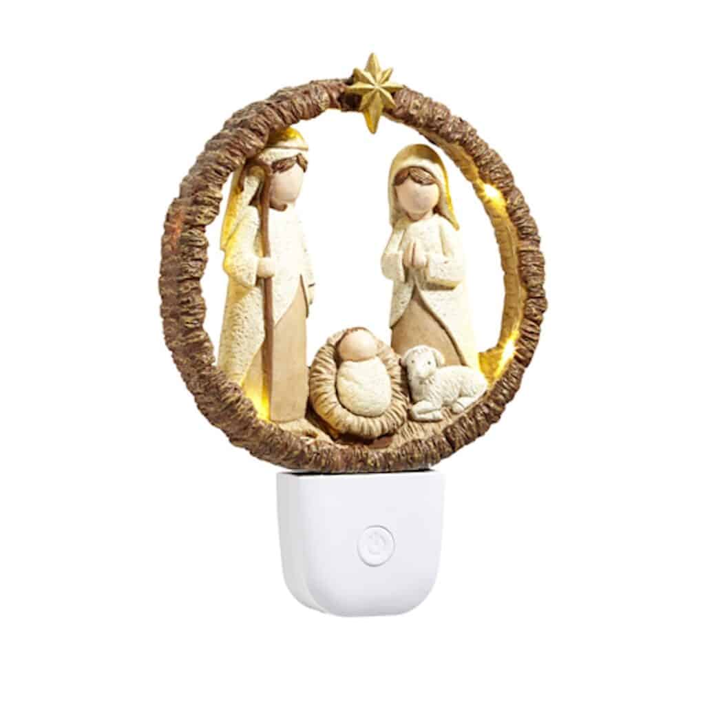 Holy Family Primitive Night Light