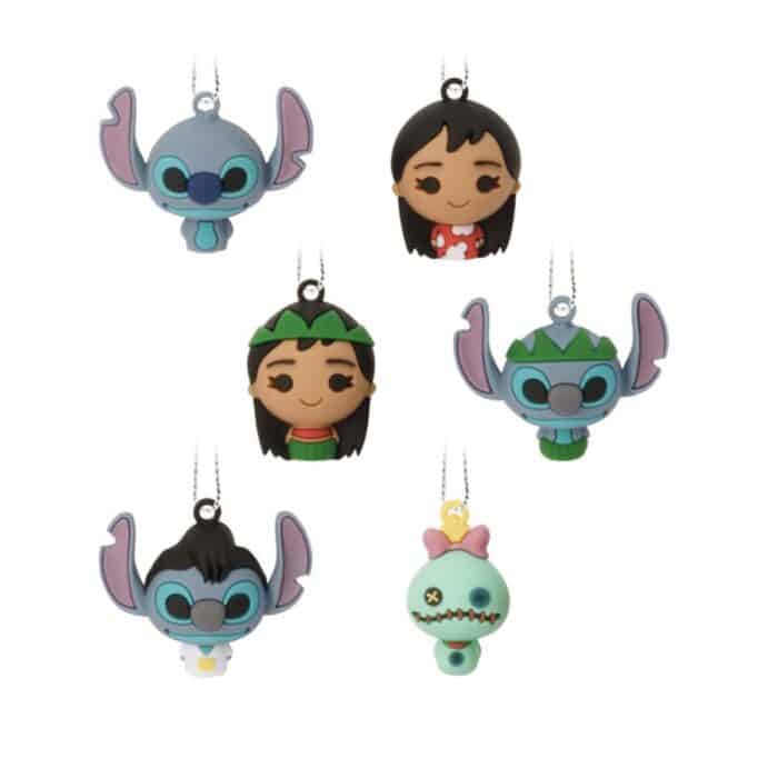 Mini Lilo  Stitch Ornament Set