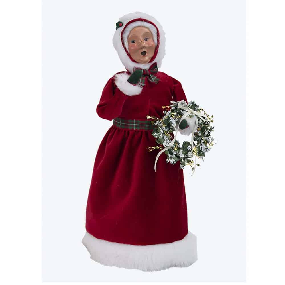 Mr and Mrs Claus Red Velvet Byers Choice Ltd Mrs Claus